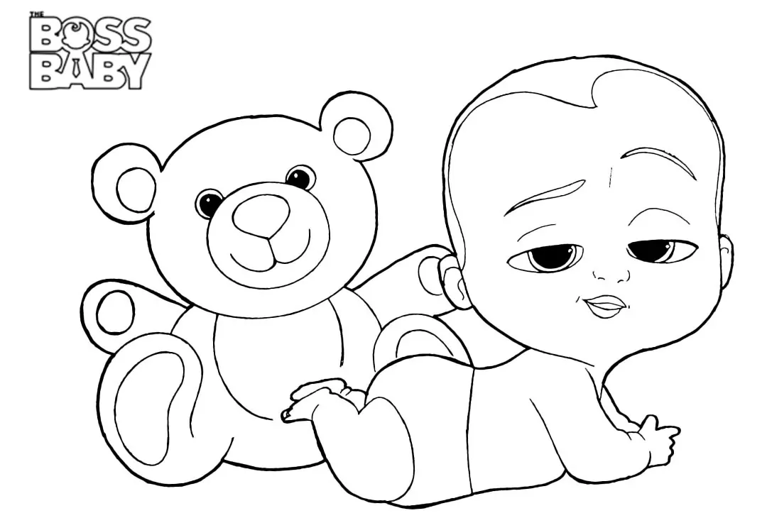 Boss Baby And Teddy Bear