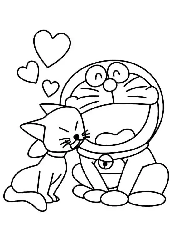 Doraemon mit Katze