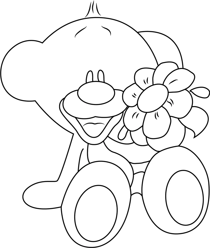 Pimboli With Flower
