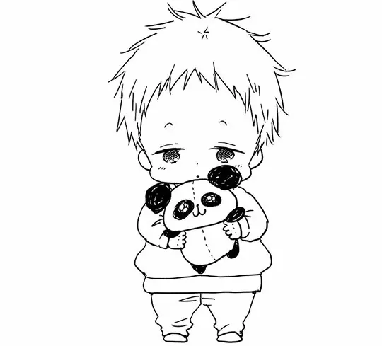 Kotaro With Panda Teddy