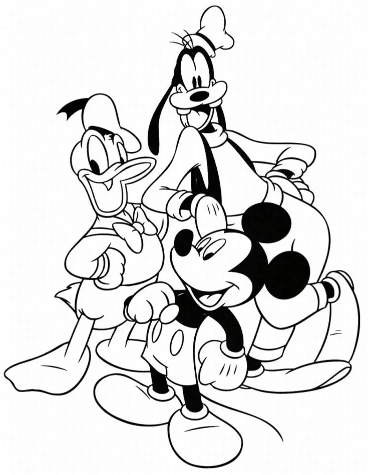 3 Disney Characters