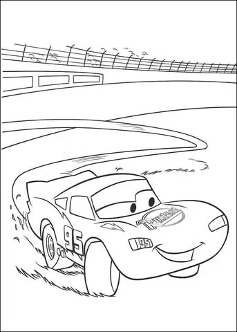 Lightning McQueen Running Fast