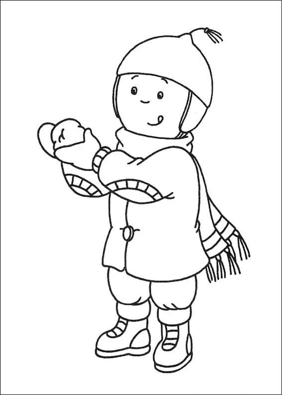 Caillou In The Winter