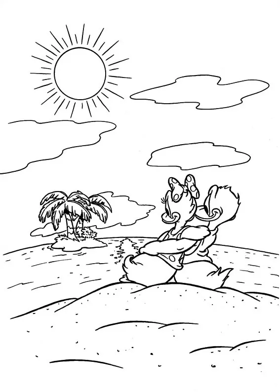 Gänseblümchen - Und Donald am Strand