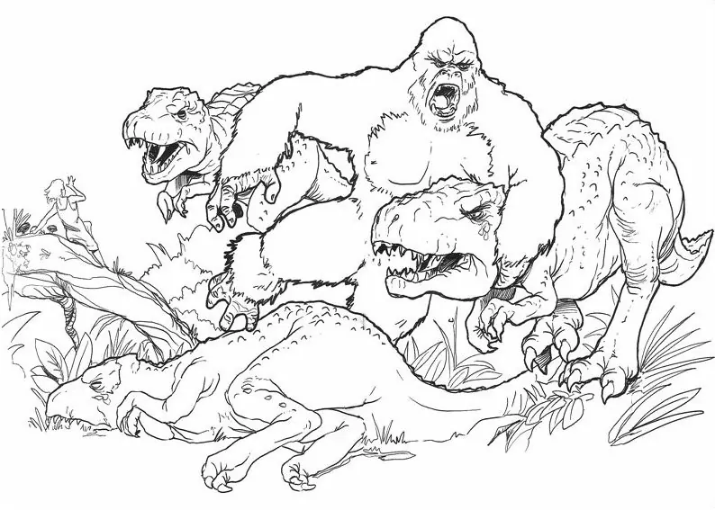 King Kong Vs T-Rex