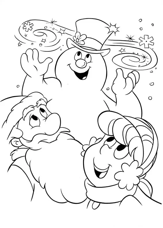 Karen, Santa Claus And Frosty