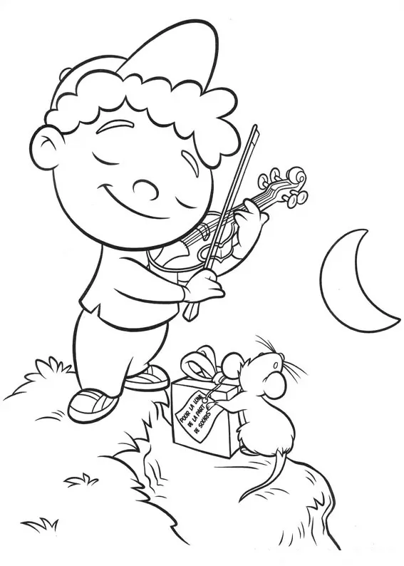 Quincy Playing Violin