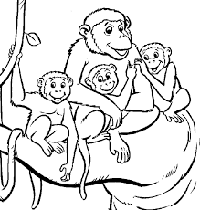 Monkey With Family