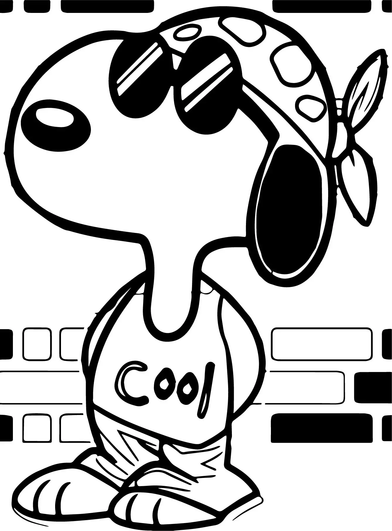 Snoopy Coolster Stil