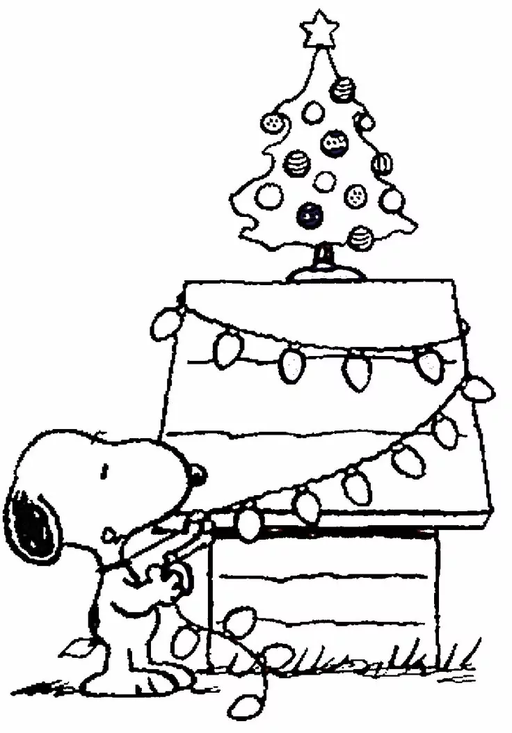 Frohe Weihnachten mit Snoopy
