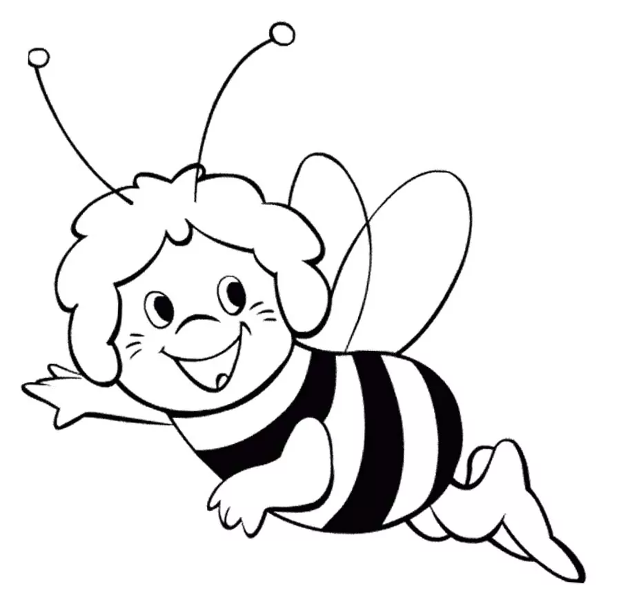 Biene Das kleine Mädchen