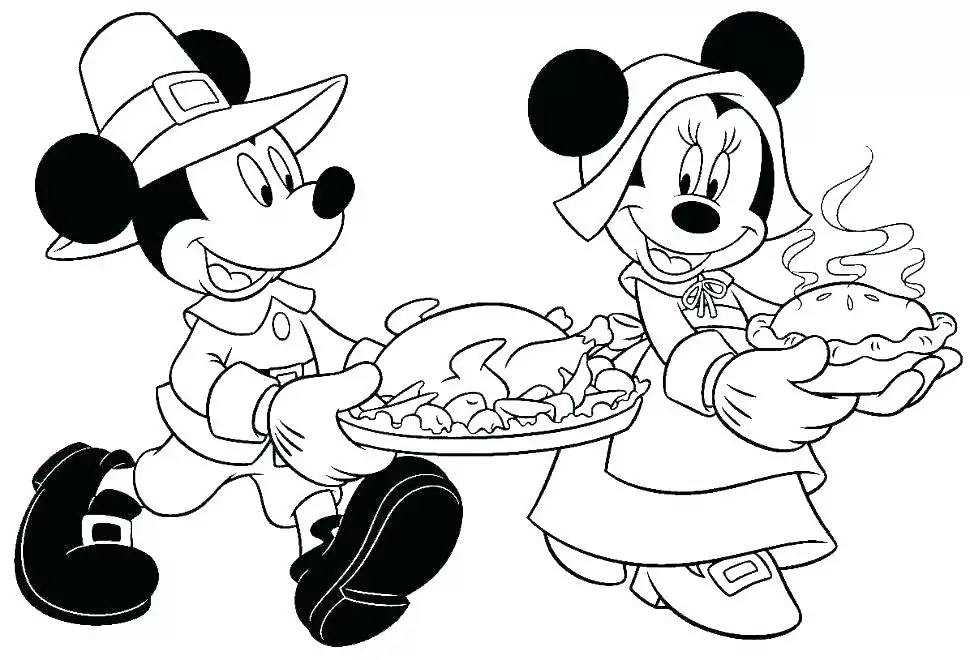 Thanksgiving Day With Mickey And Minnie