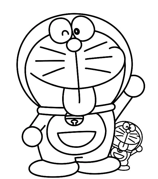 Großer und kleiner Doraemon