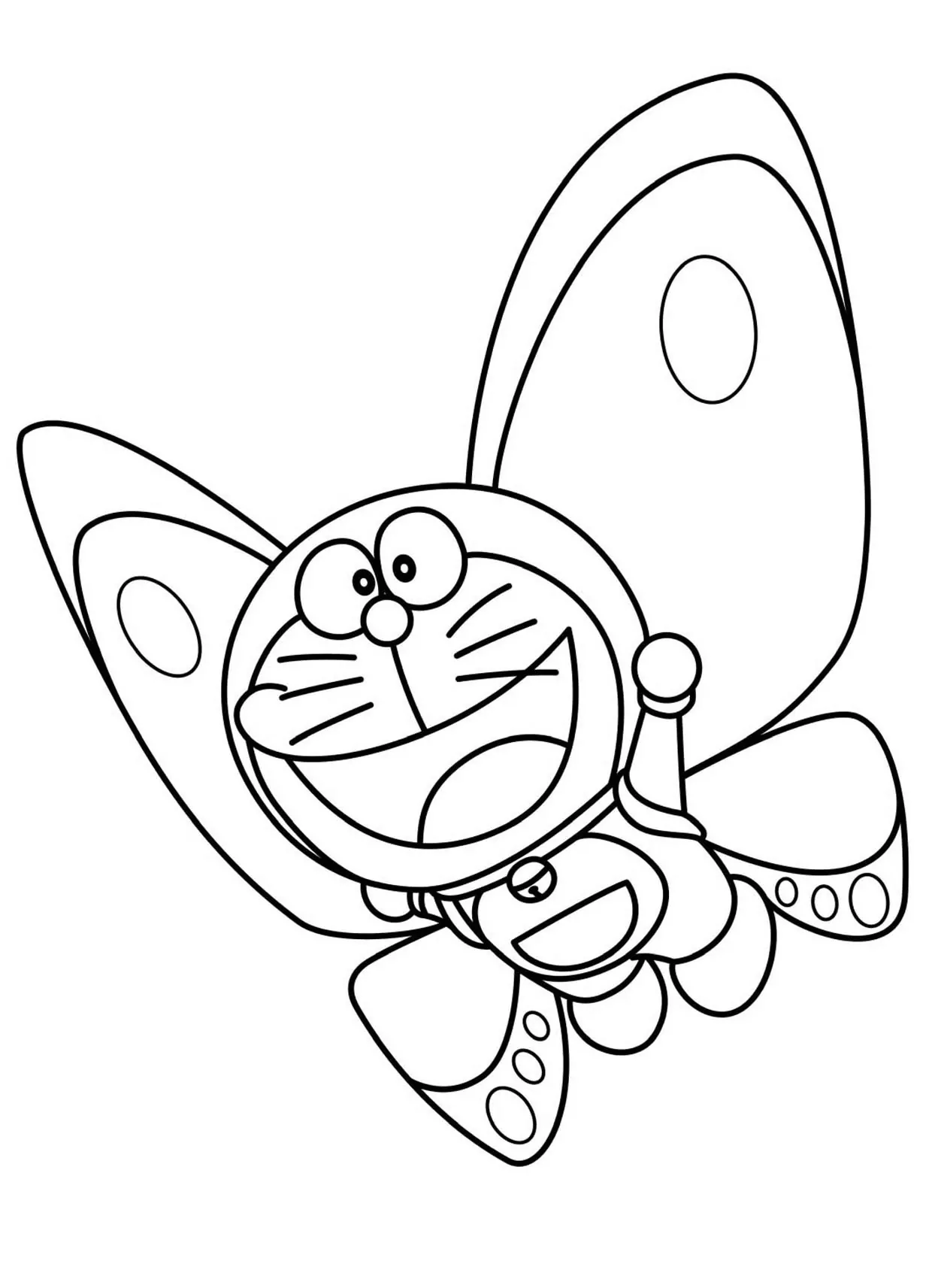Doraemon der Schmetterling