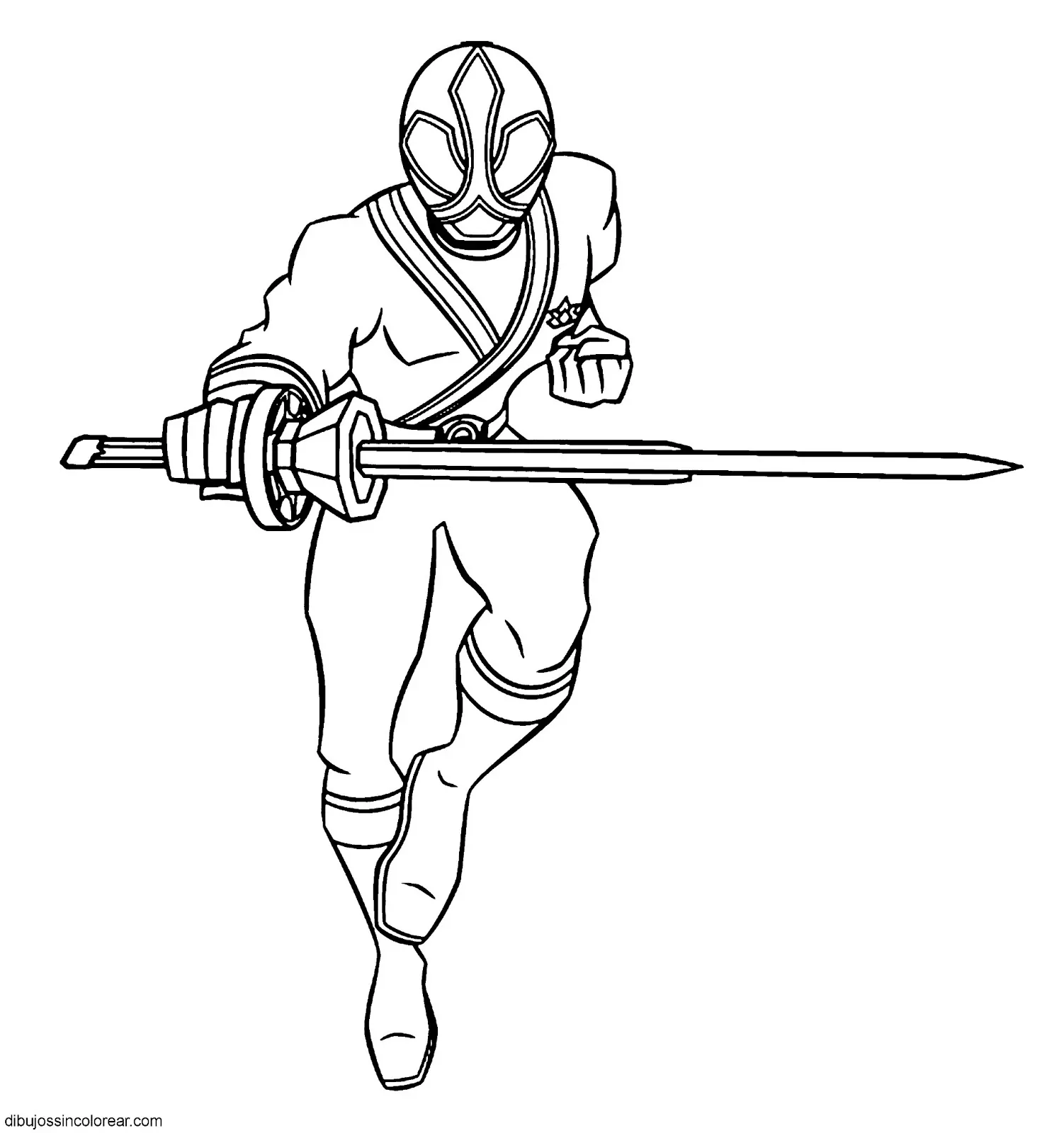 Roter Samurai-Ranger
