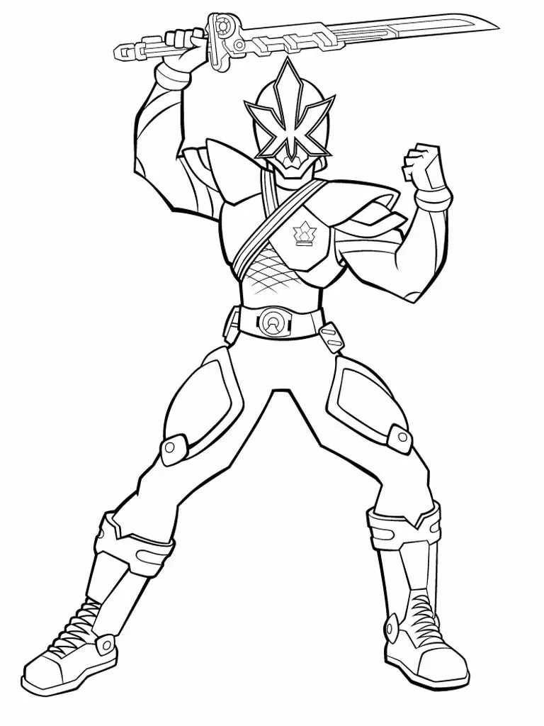 Mächtiger Samurai-Power-Ranger