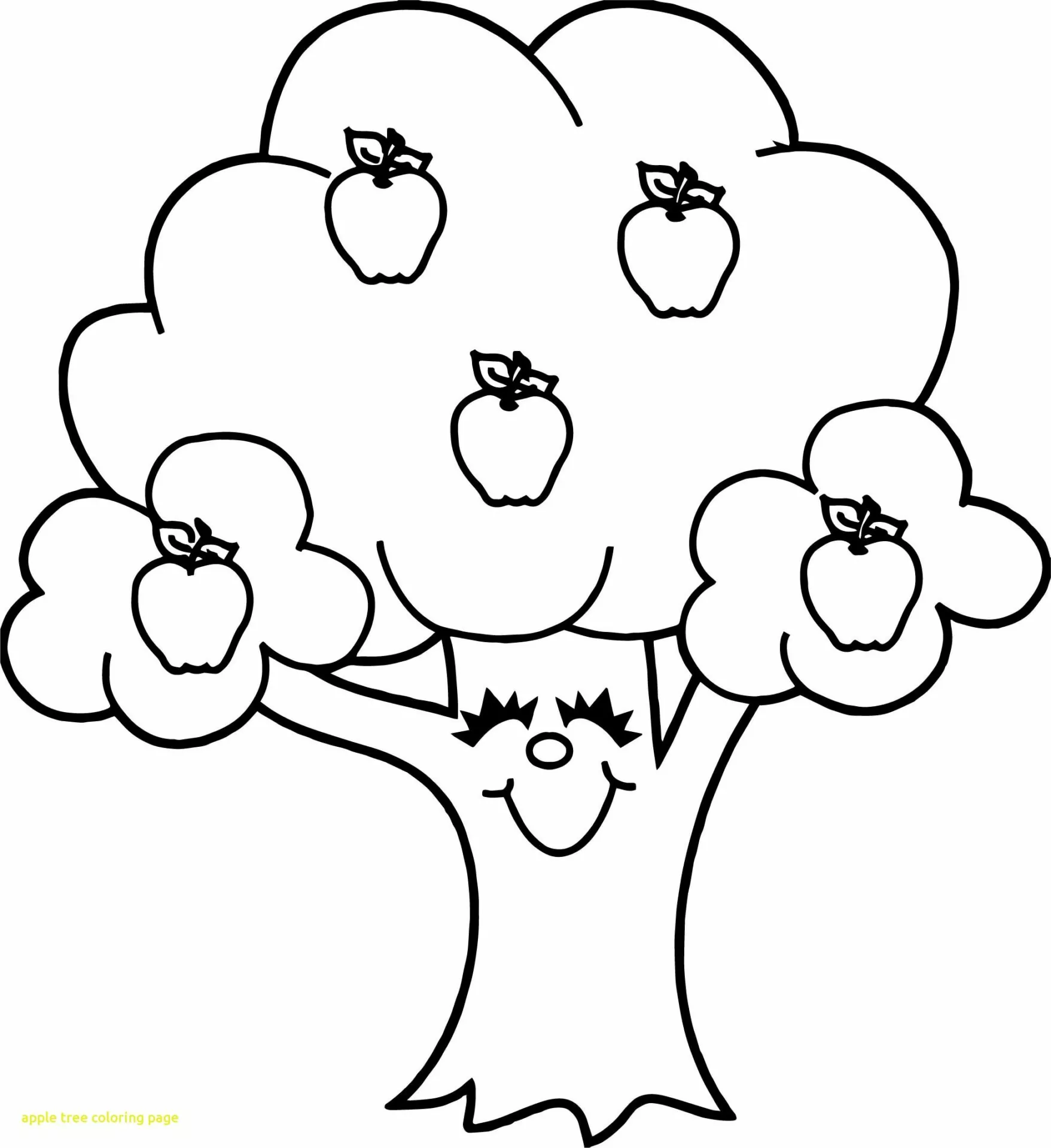 Niedlicher Apfelbaum