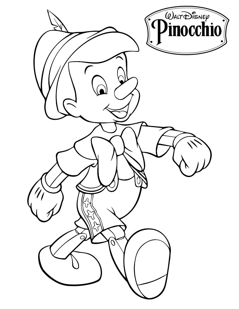 Glücklicher Pinocchio