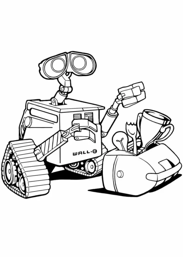 Wall E With Gears