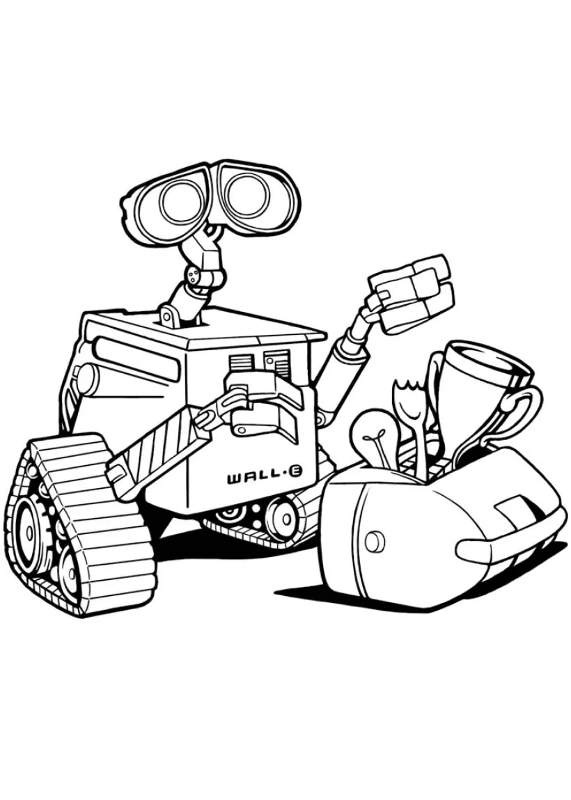 Wall E With Gears