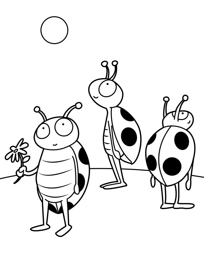 Funny Ladybugs