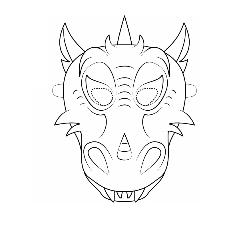 A Dragon Mask