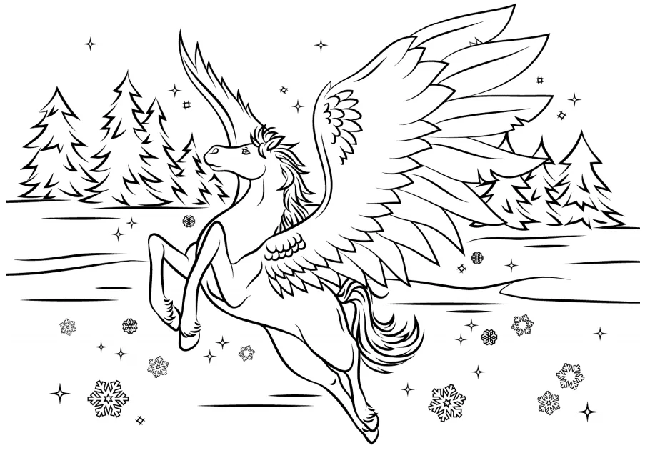 Pegasus In The Winter