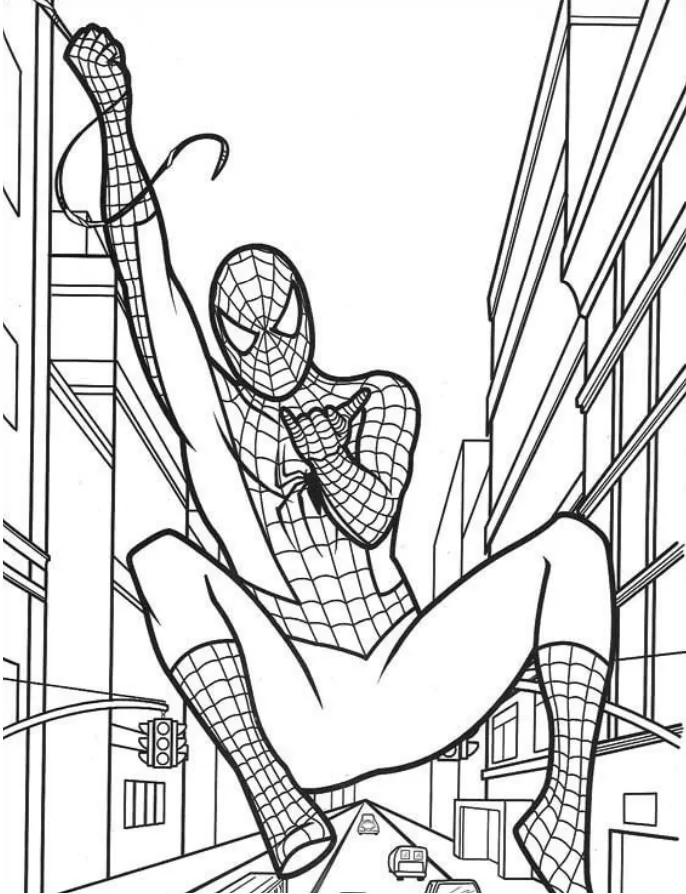 Spider Man Swinging