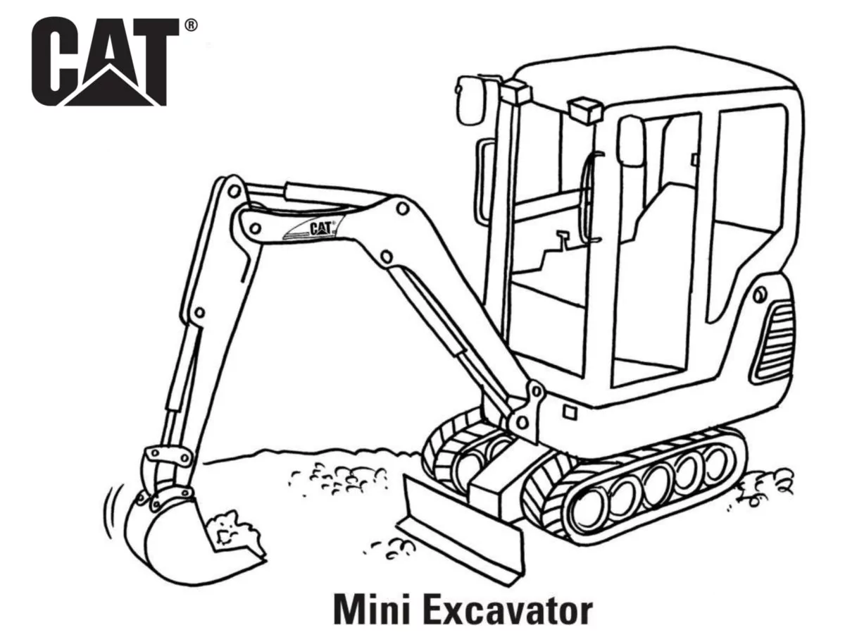 Mini Excavator Of CAT