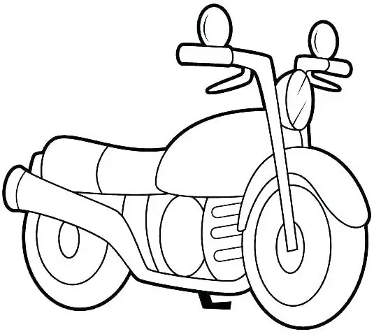 Ein normales Motorrad