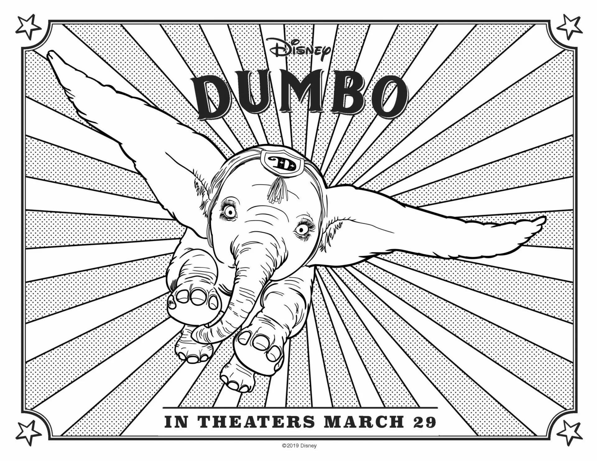 Dumbo In Film Flying