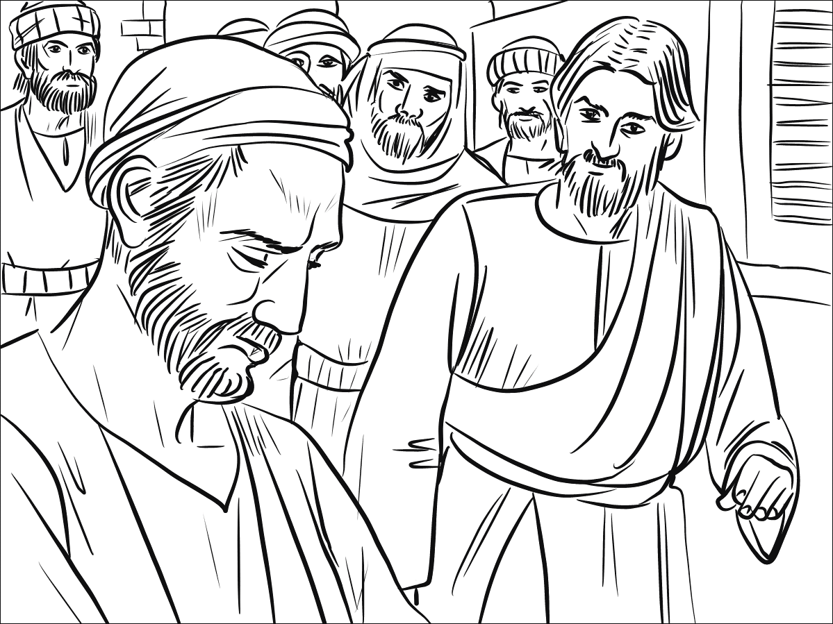 Jesus Heals A Blind Man