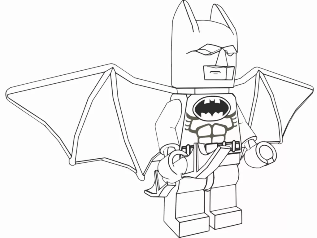 Lego Batman mit Flügeln