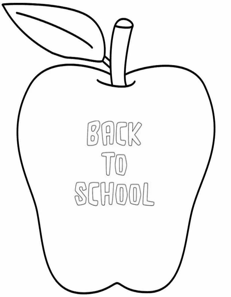 Zurück zur Schule Apple