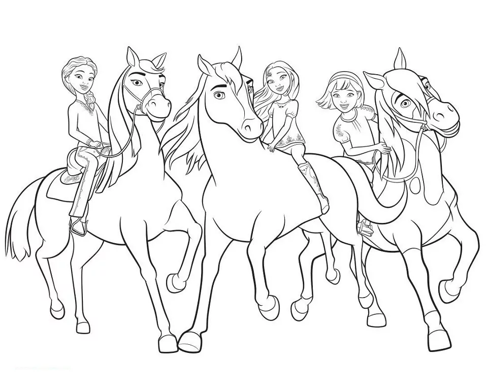 Spirit Riding Free Characters