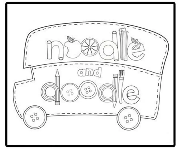 Nudel- und Doodle-Bus