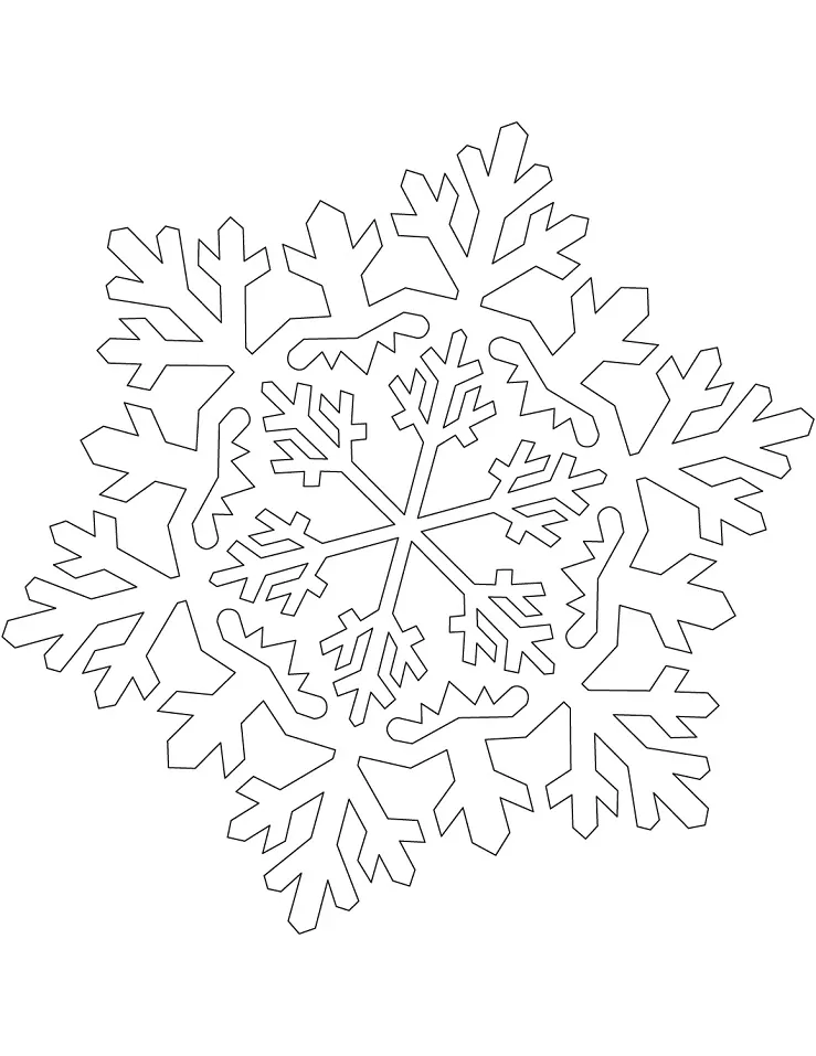 Schneeflocken-Ornament