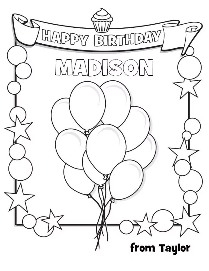 Alles Gute zum Geburtstag Madison