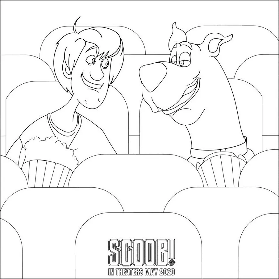 Shaggy und Scooby im Theater