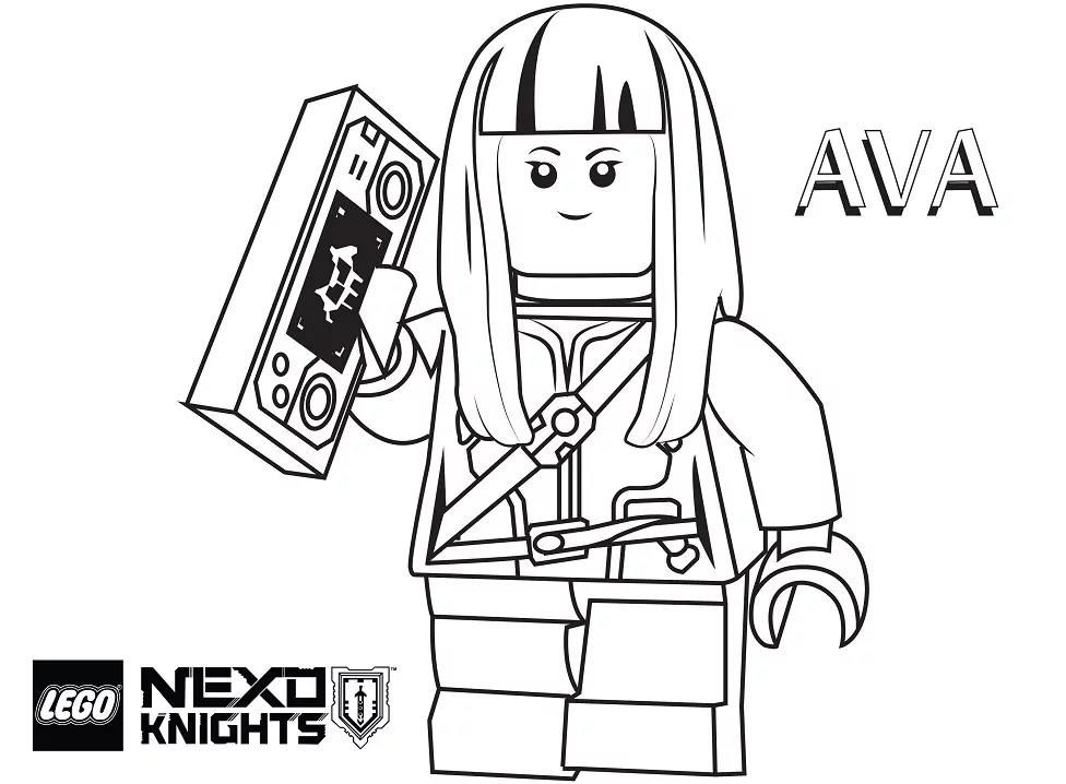 Ava from Nexo Knights