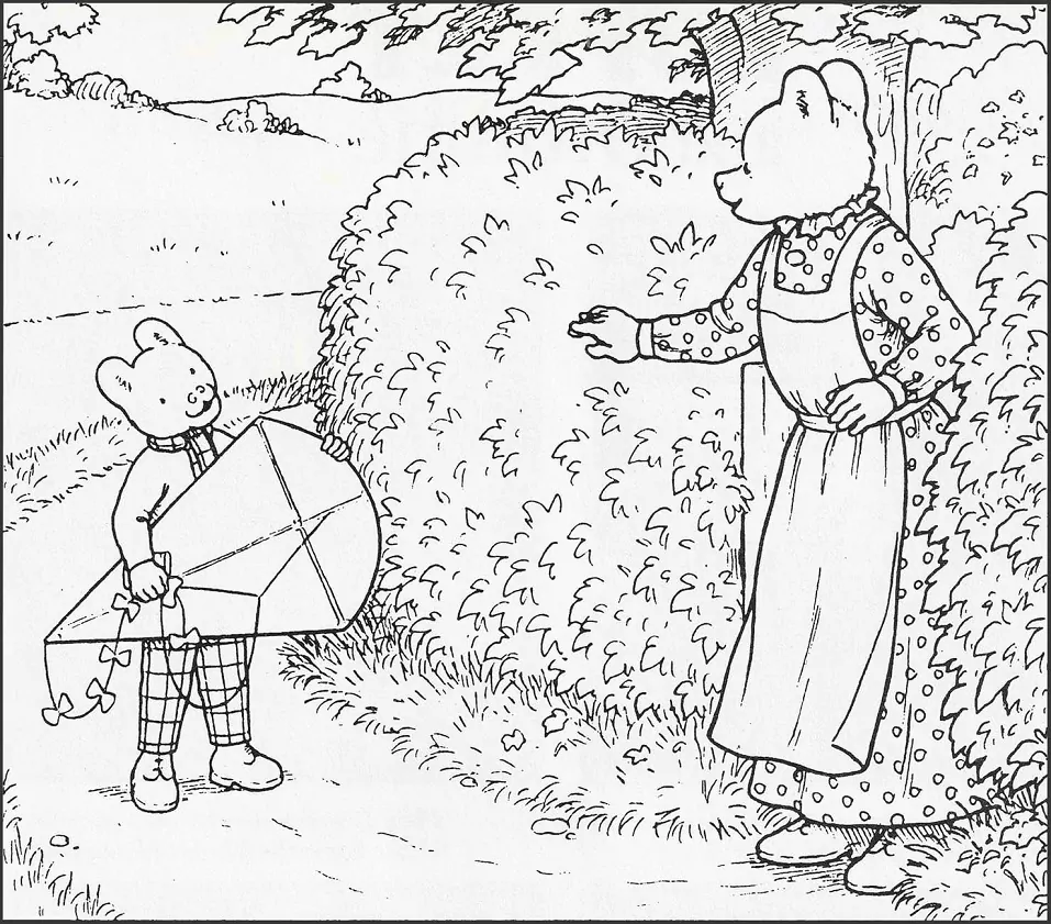 Rupert Bear and his Mom