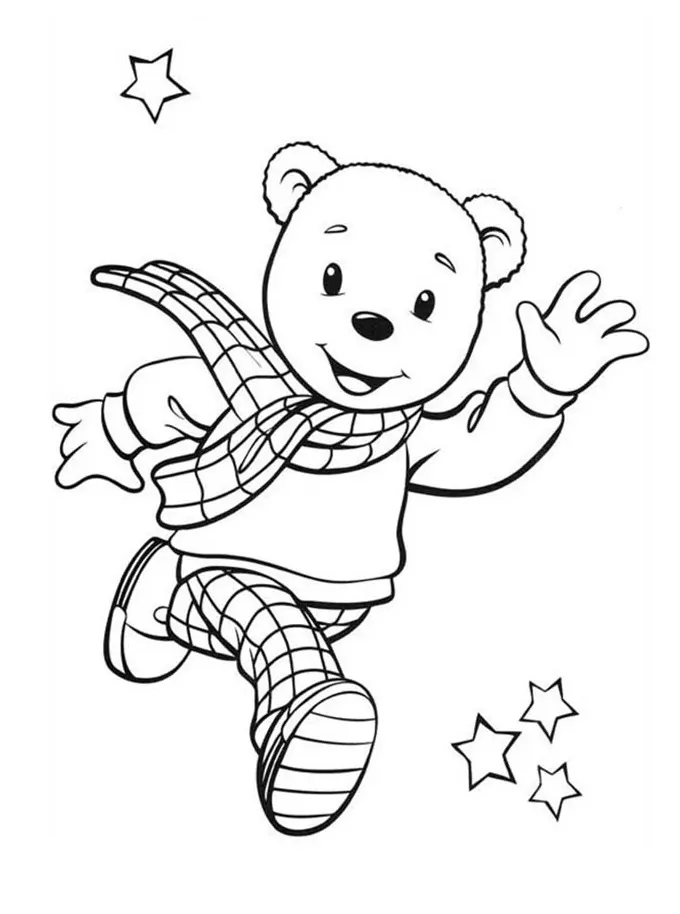 Happy Rupert Bear