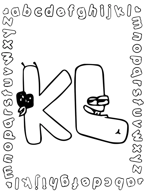 Alphabet Lore Letter K and L