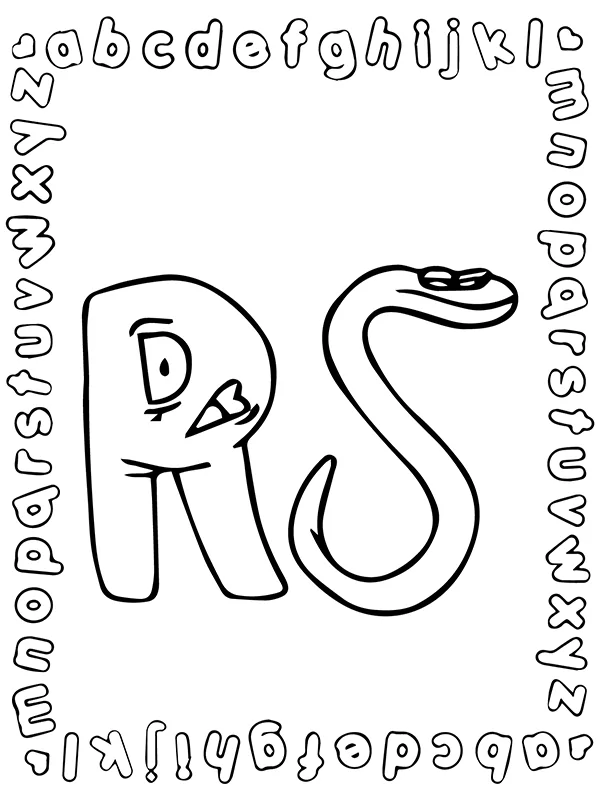 Alphabet Lore Letter R and S