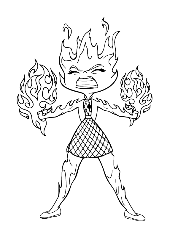 Angry Ember in Elemental