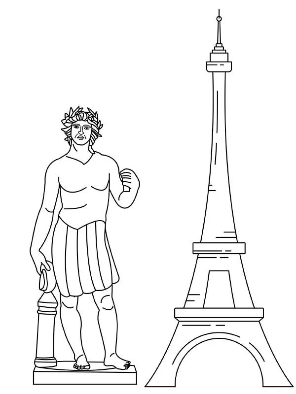 Apollo and Eiffel Tower of Filiatra
