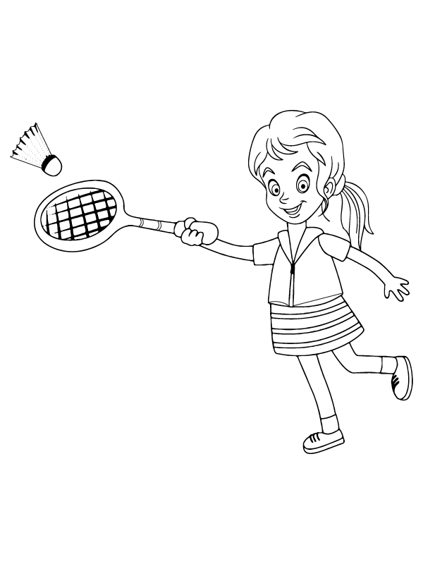 Badminton Athlete