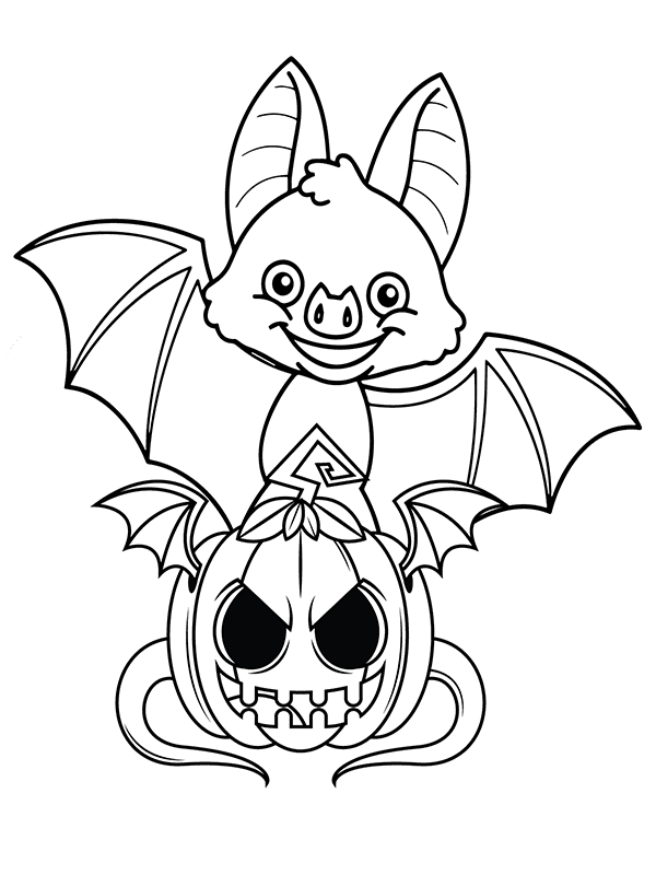 Bat above the Pumpkin