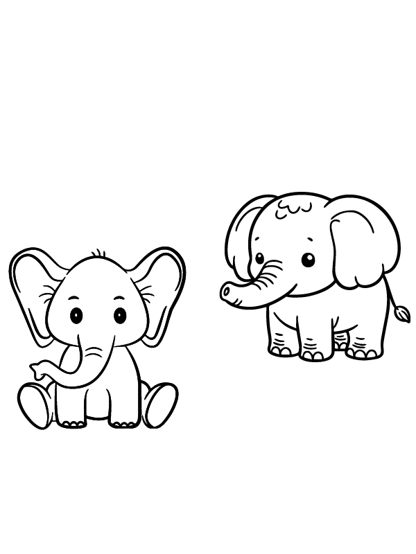 Schöne Elefanten