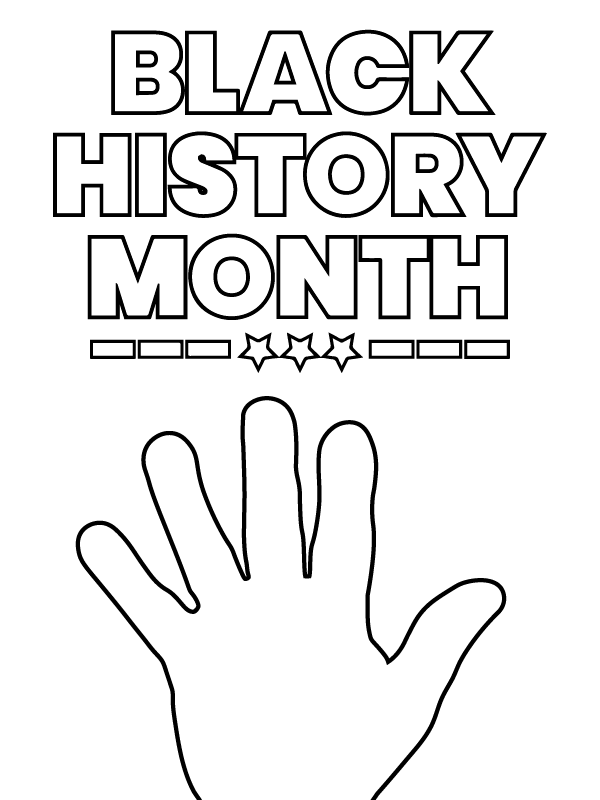 Black History Month With hand